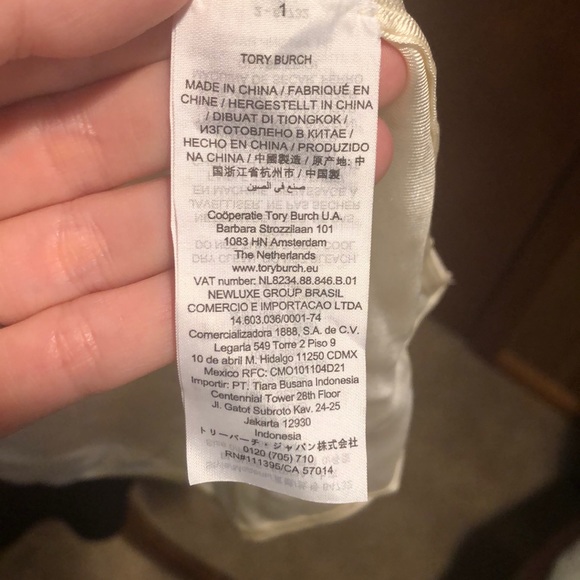 Tory Burch wide collar tunic blouse - Picture 7 of 7